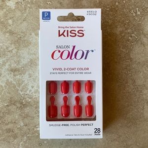 KISS Salon Color Press-on Nails Vivid 2-coat Color